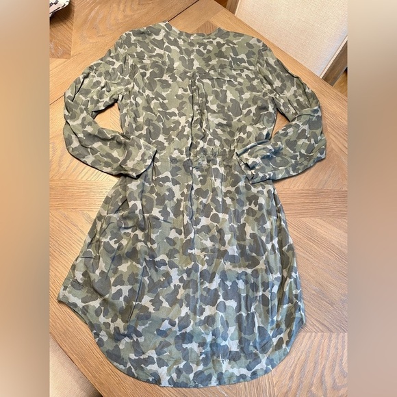 Anthropologie Cloth & Stone Nina Camo Mini Shirtdress - Picture 12 of 12